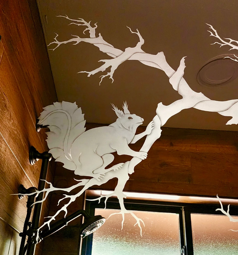 Etched Squirrel Etched Squirrel