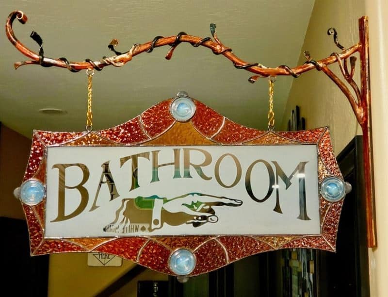Mixed Media & Functional Art Bathroom
