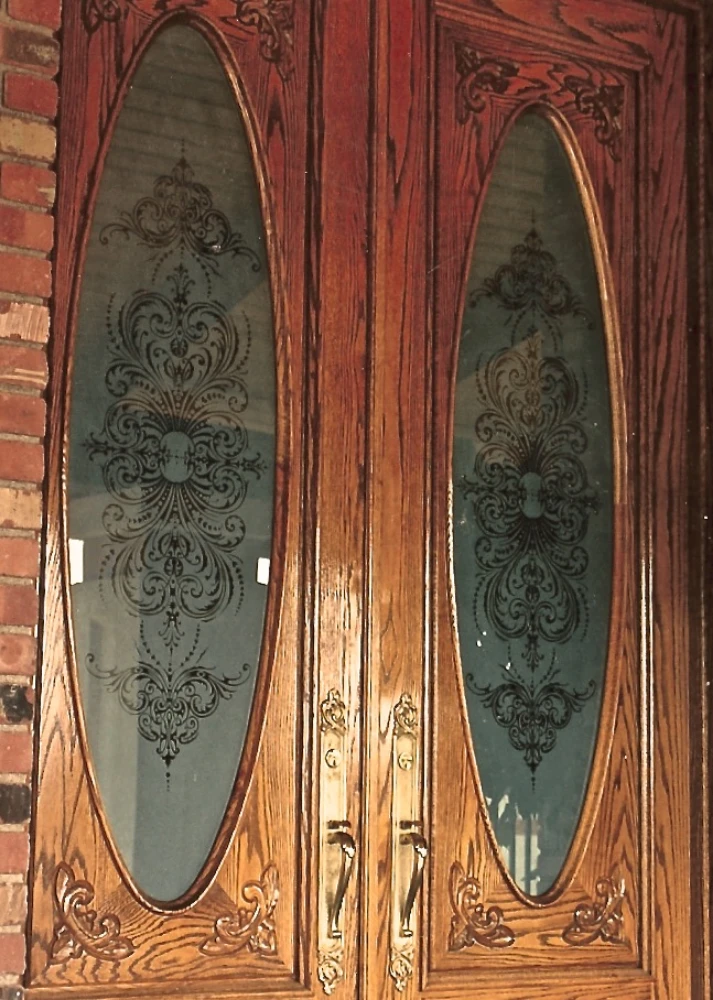 Etched glass entries 011